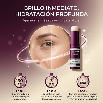 Bálsamo en barra para aumentar el volumen de calcio